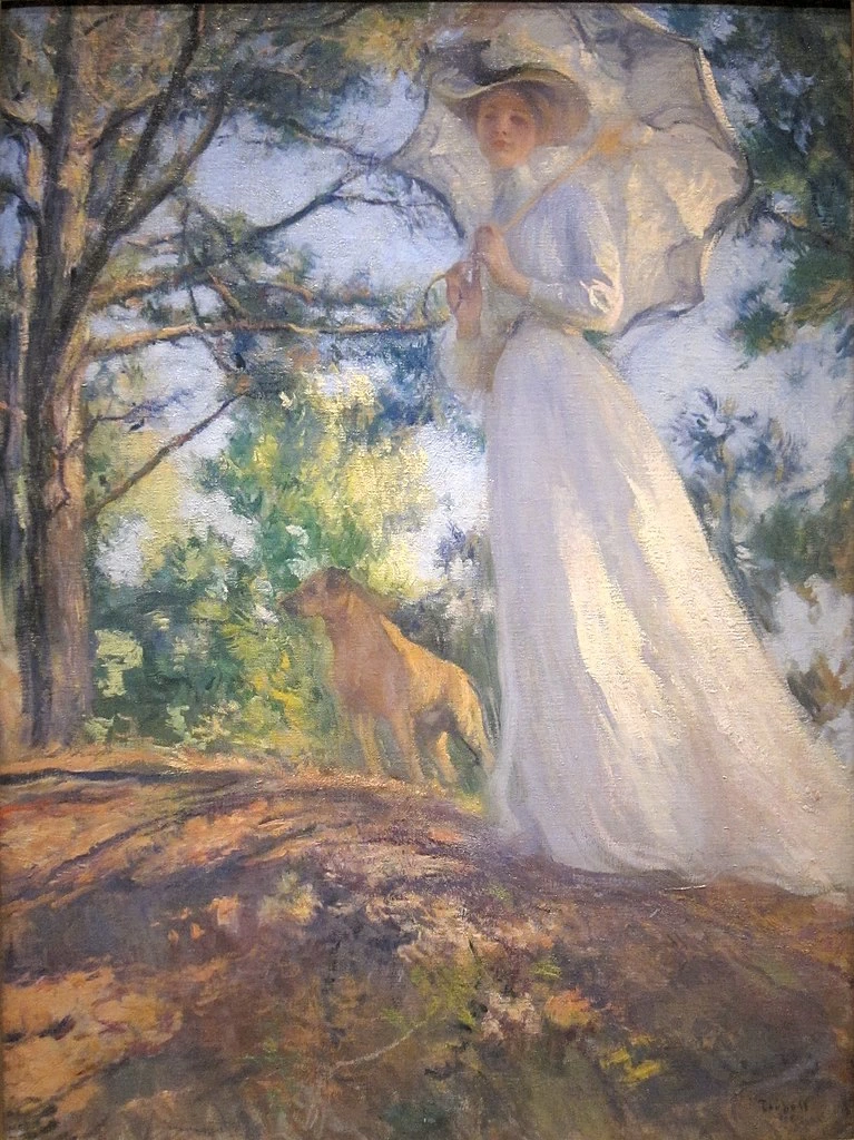 Edmund Tarbell - 105, Sulla collina di Bos'n, Museo d'arte di Cleveland